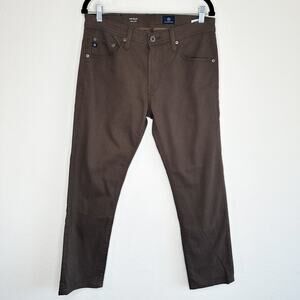 Adriano Goldschmied AG The Tellis Modern Slim Checkered Straight Leg Pants 31x34